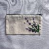 Lavender embroidered pen case