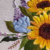 Sunflower bouquet embroidery hoop🌻