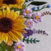 Sunflower bouquet embroidery hoop🌻
