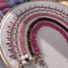 Pink rainbow embroidery hoop 🌈