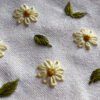 Daisy embroidred pen case
