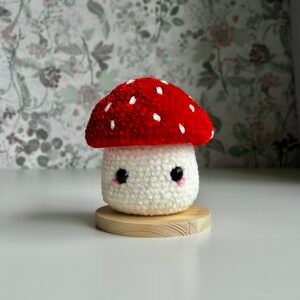 Mushroom plushie amigurumi